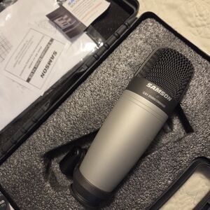 Sampson C01 Studio Condenser Microphone With Case & Box 19mm